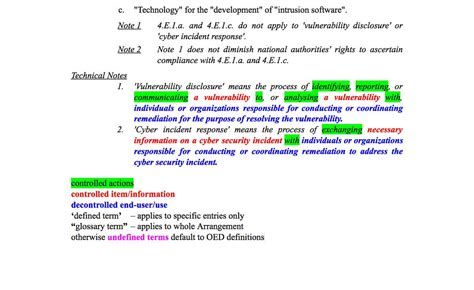 v. Decontrol Notes 